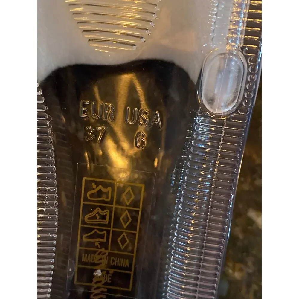 Brand New Lauren Lorraine Women's Size 6 Clear Stone Flat Jewel Sandals Slip On - Picture 6 of 8
